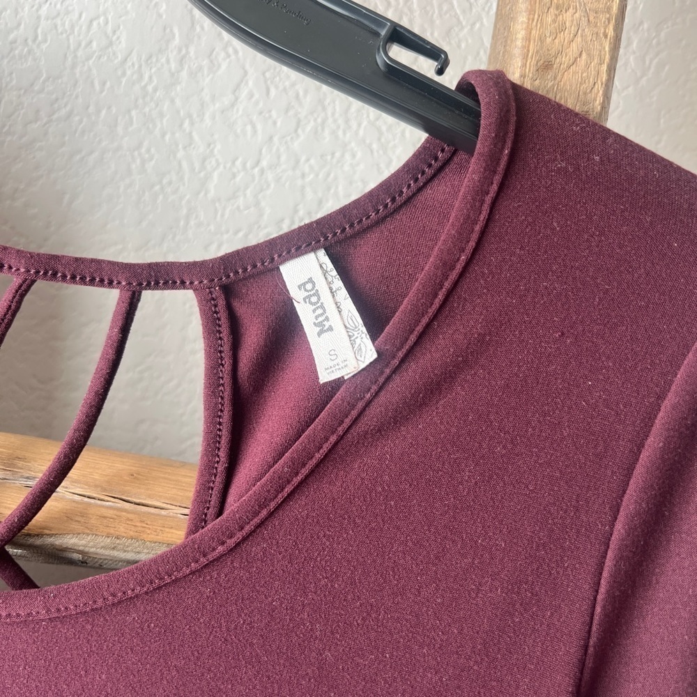 MUDD - Maroon Dress size small - Picture 3 of 4